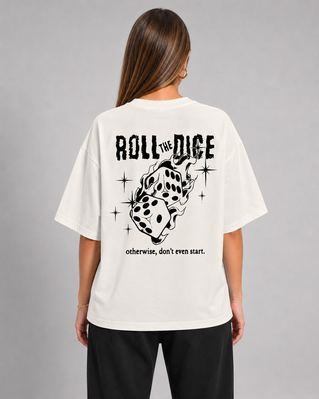 Roll The Dice Oversized Tee