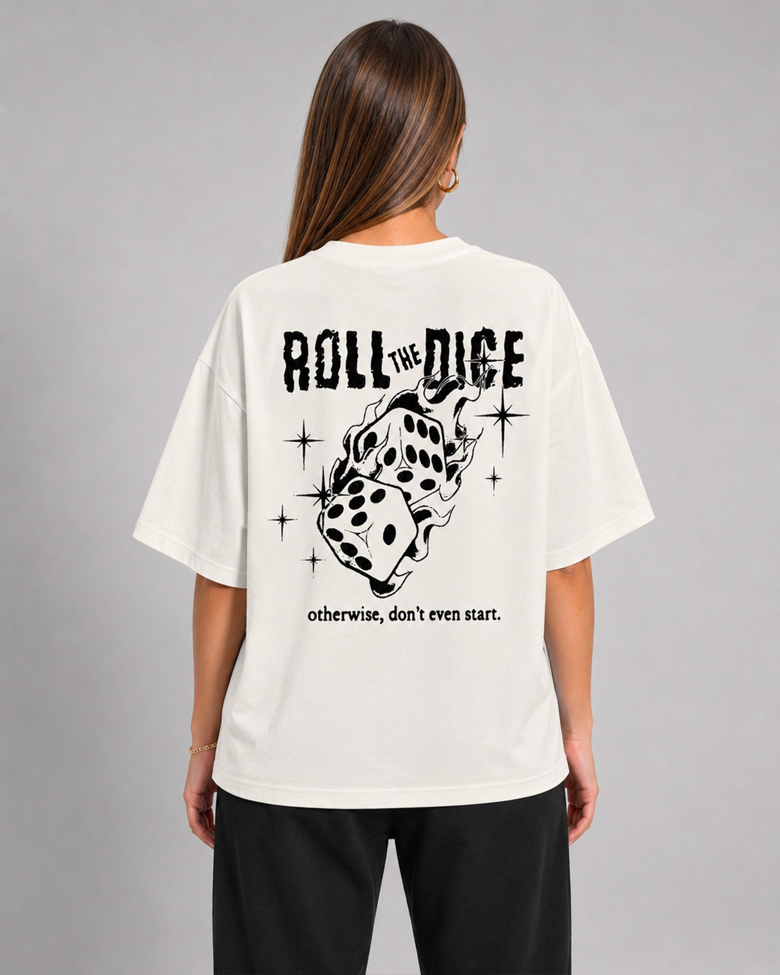 Roll The Dice Oversized Tee