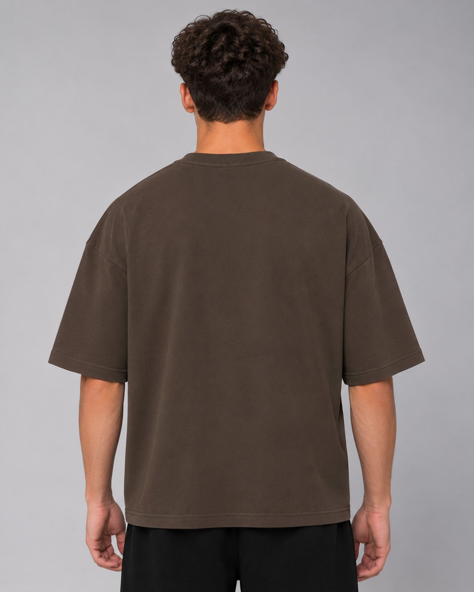 AUTHENTIC Oversized T-Shirt — Brown