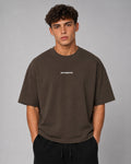 AUTHENTIC Oversized T-Shirt — Brown