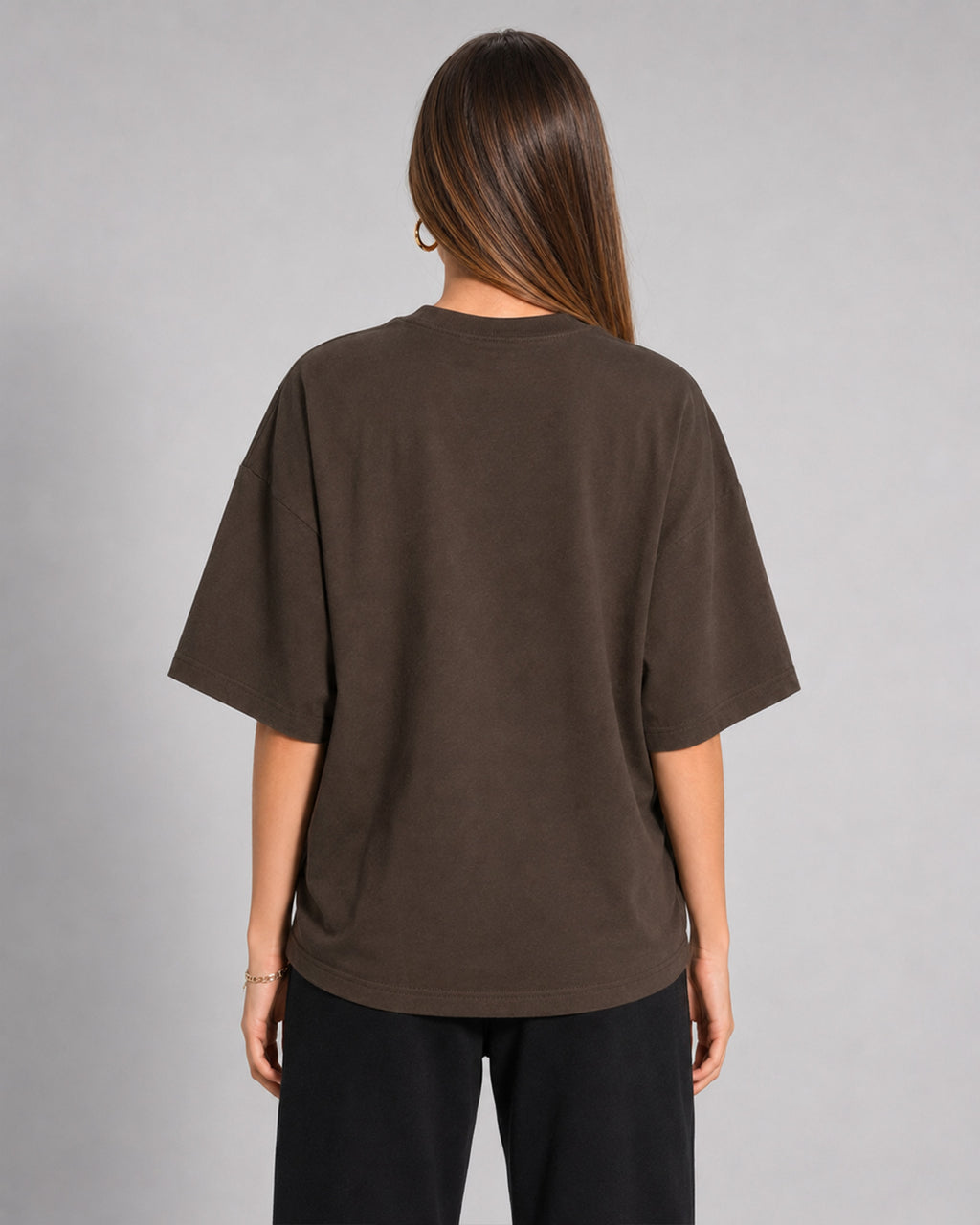 AUTHENTIC Oversized T-Shirt — Brown