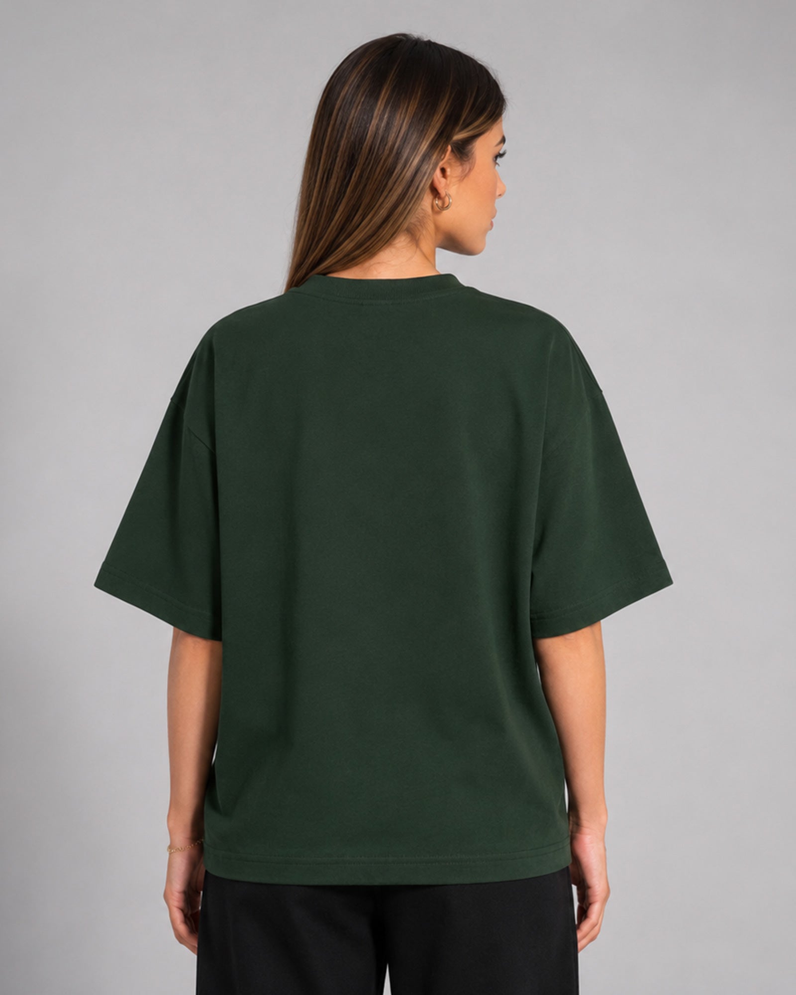 AUTHENTIC Oversized T-Shirt — Forest Green