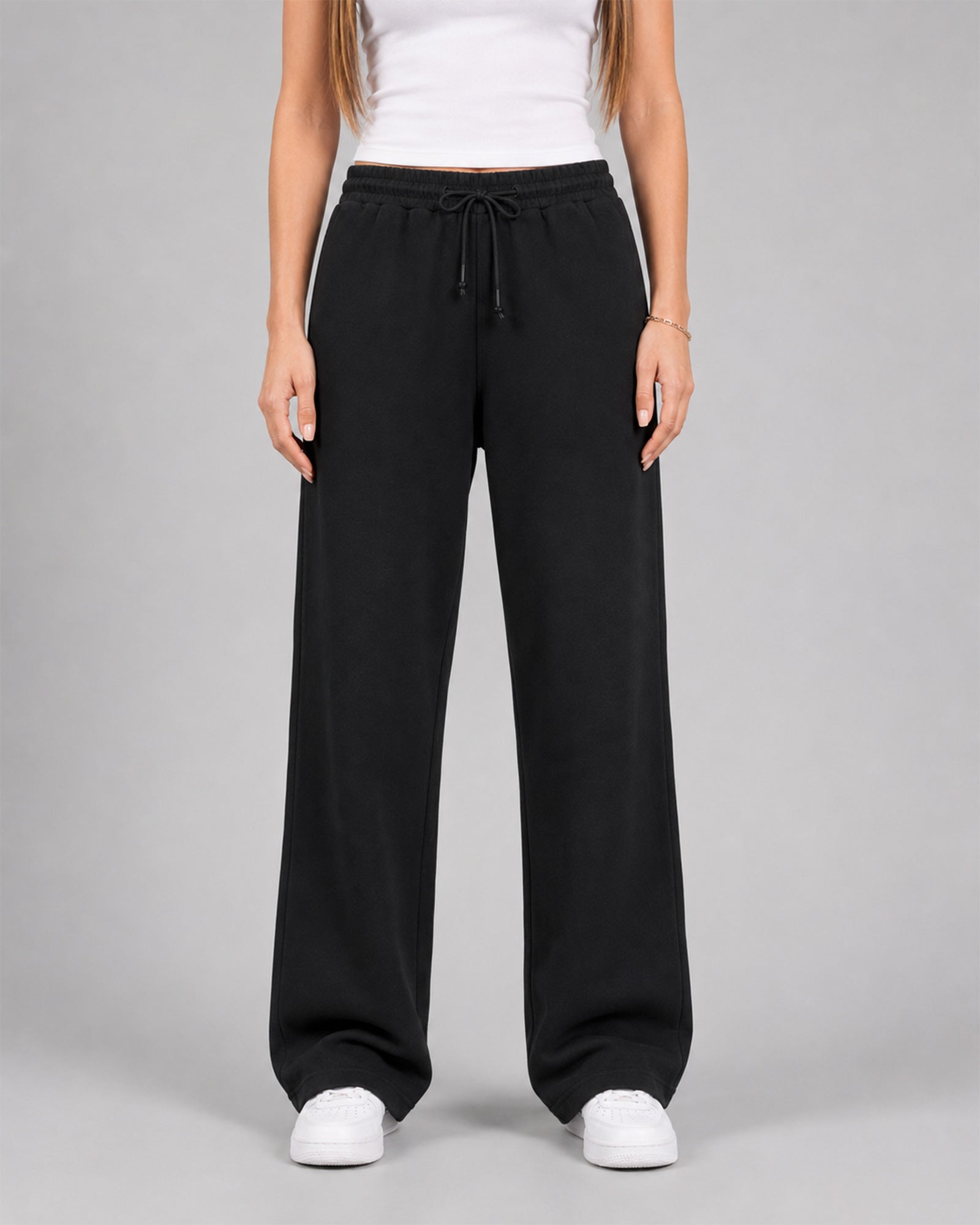 Essential Baggy Sweatpants - Black