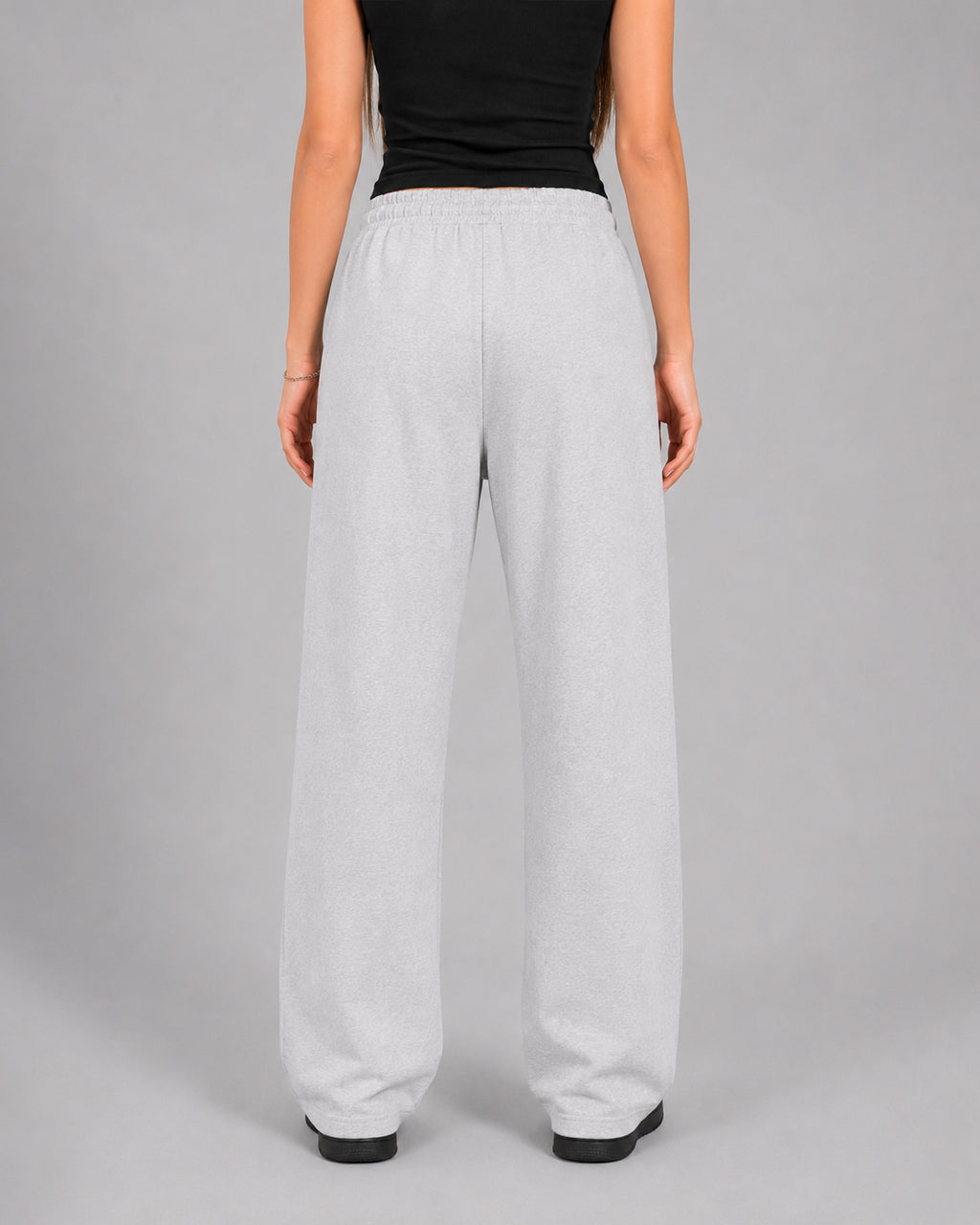 Essential Baggy Sweatpants - Heather Grey