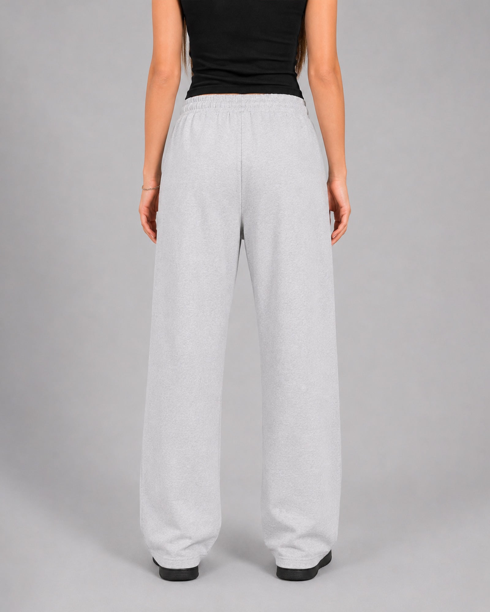 Essential Baggy Sweatpants - Heather Grey
