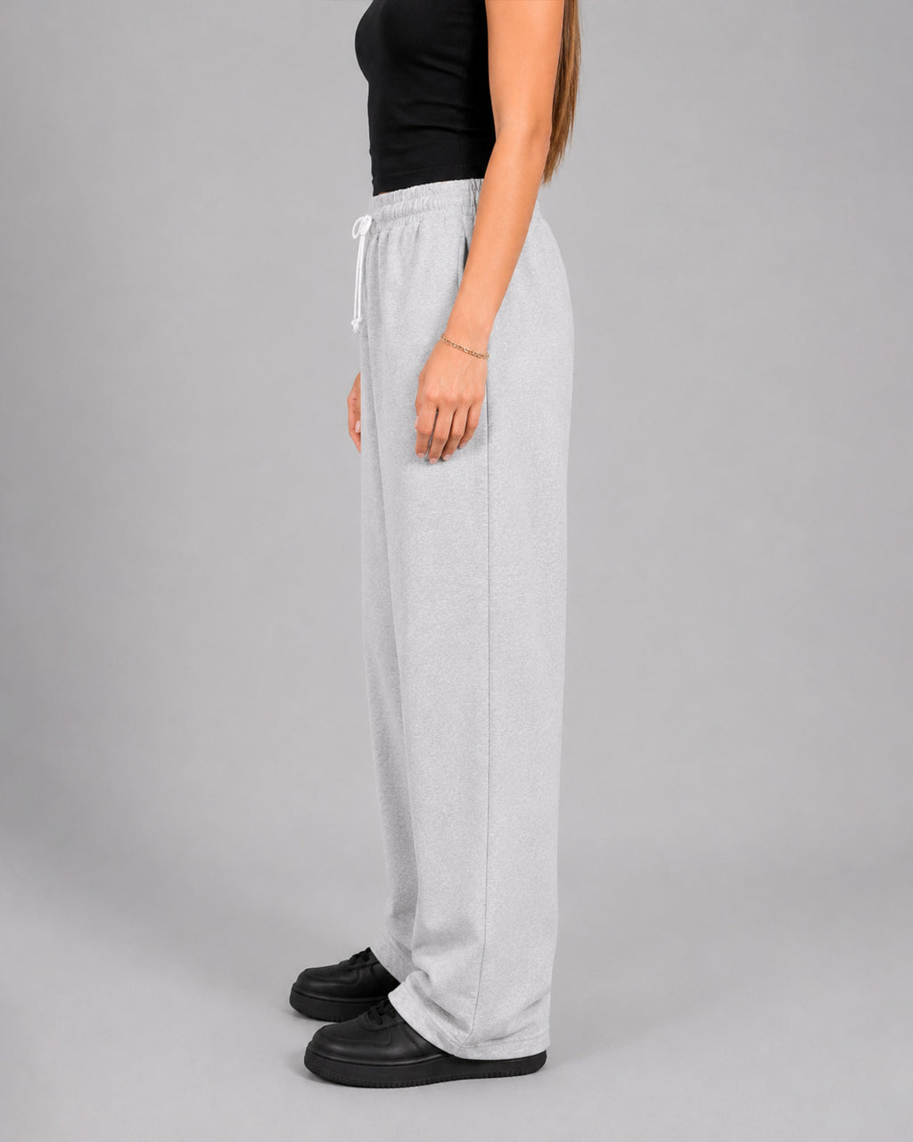 Essential Baggy Sweatpants - Heather Grey