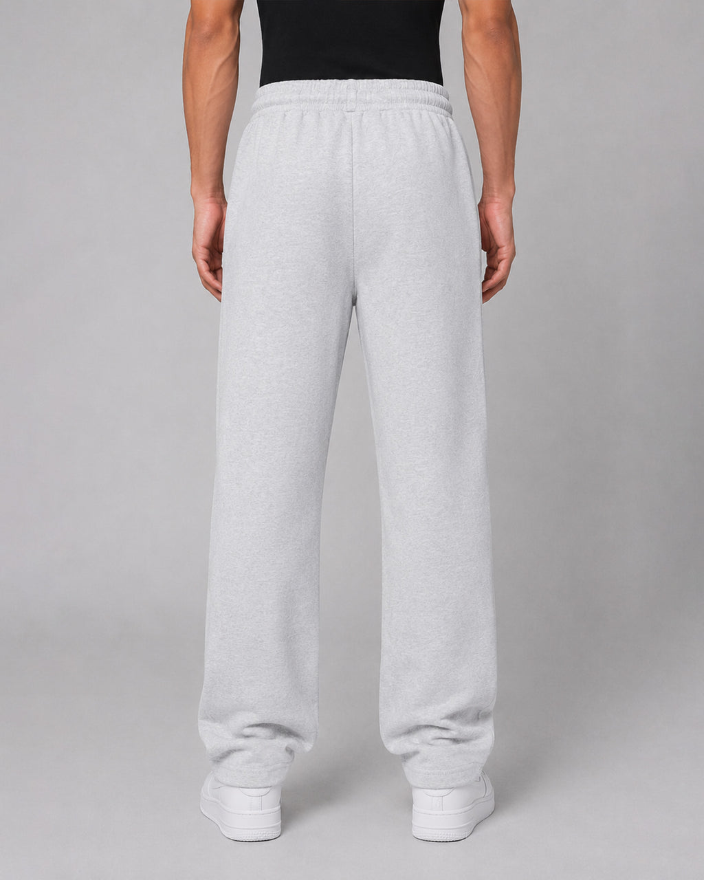 Essential Baggy Sweatpants - Heather Grey